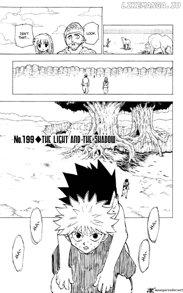 Hunter x Hunter, Chapter 199 image 01